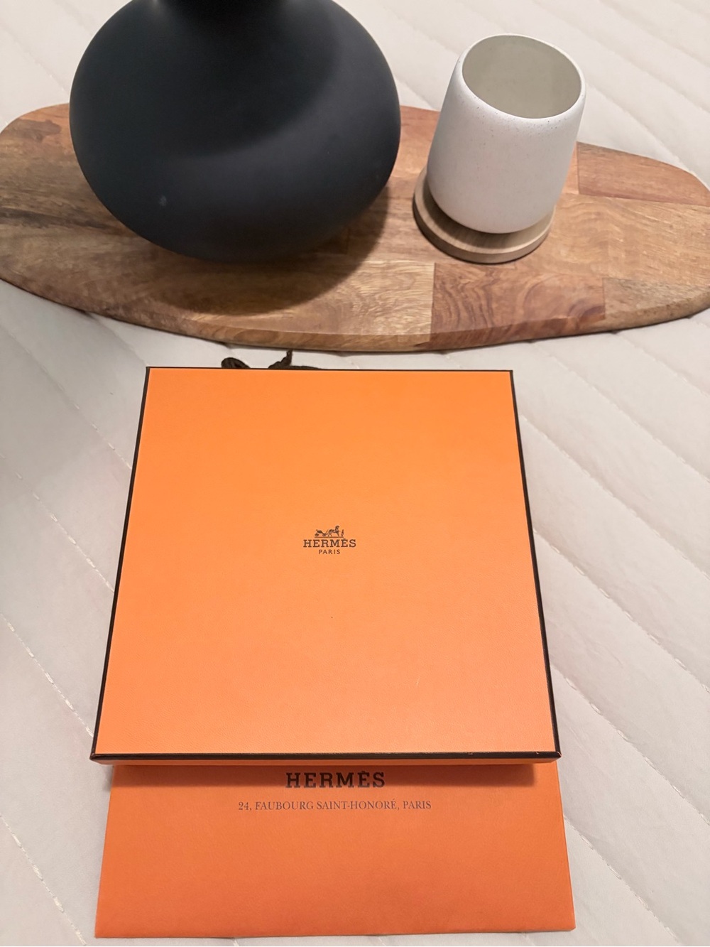 Hermes Black/Etope 24mm Leather Belt with Rosegold Constance Martlelee H Buckle - Picture 5 of 6